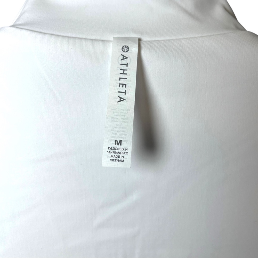 Athleta A-Game Reversible White Bomber Jacket - Picture 12 of 14